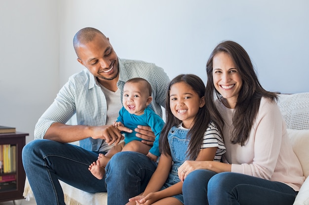 Joyful Family Moment Captured